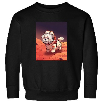 Discover Havanese Mars Funny Dog Astronaut Sweatshirts