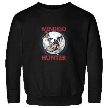 Discover Funny Wendigo Cryptid Skin Walker Folklore Cryptozoology 2 Sweatshirts