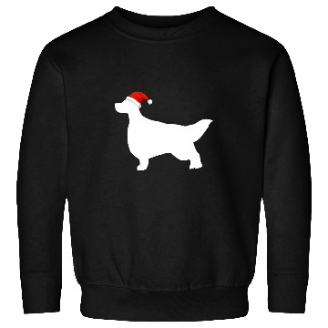 Discover English Setter Wearing Santa Hat Christmas Dog Sweatshirts