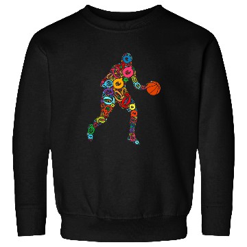 Discover Basketball Player Name Initial Monogram Custom Letter Q Sweatshirts