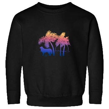 Discover Great Pyrenees Ombre Beach Sunrise Sweatshirts