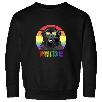Discover LGBTQ Newfoundland Dog Rainbow Gay Pride Sweatshirts