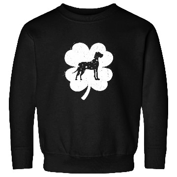 Discover Great Dane Shamrock Silhouette Great Dane St  Patricks Day Sweatshirts