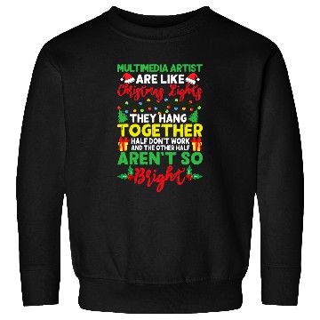 Discover Christmas Light Multimedia Artist xmass Holiday Sweatshirts