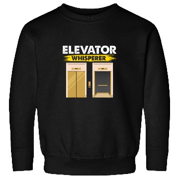 Discover Elevator Whisperer Elevator Mechanic Novelty Graphic Sweatshirts