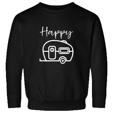 Discover Happy Camper Outdoors Adventure Get Lost Sweatshirts