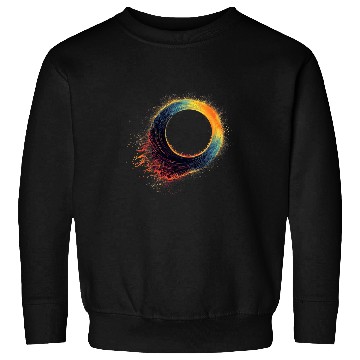 Discover Cosmic Eclipse Ballet Celestial Phenomena Art 2 Sweatshirts