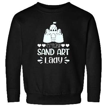 Discover crazys Sand Art Lady 1 Sweatshirts