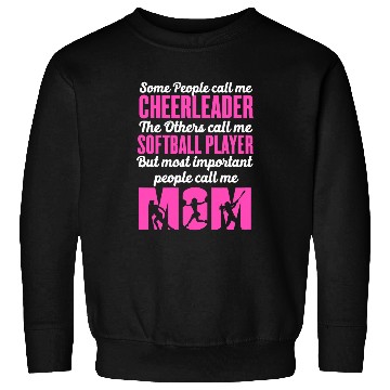 Discover Funny Softball Cheer Lover Graphic Softball Cheer Mom 1 Sweatshirts