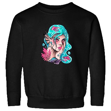 Discover Gothic the four elements goddess Goth Art Water Sweatshirts