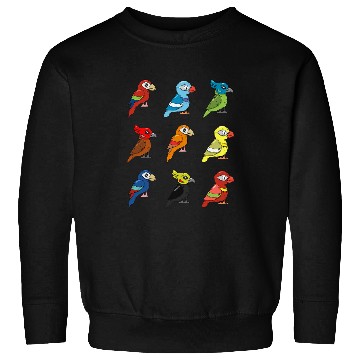 Discover Parrot Cartoon Tropical Bird Sweatshirts