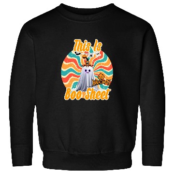 Discover This Is Boo Sheet Spider Decor ghosts Spooky Halloween 21 Sweatshirts