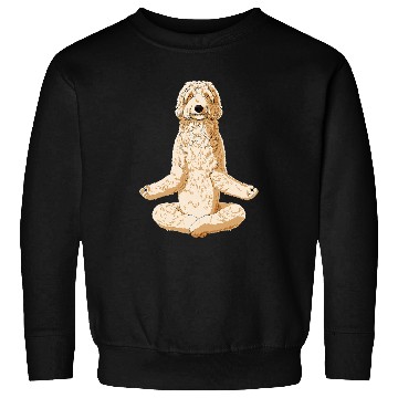 Discover Funny Yoga Dog Labradoodle Sweatshirts