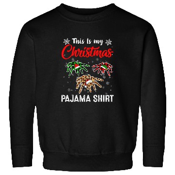 Discover This Is My Christmas Pajama Leopard Plaid Spider Sweatshirts