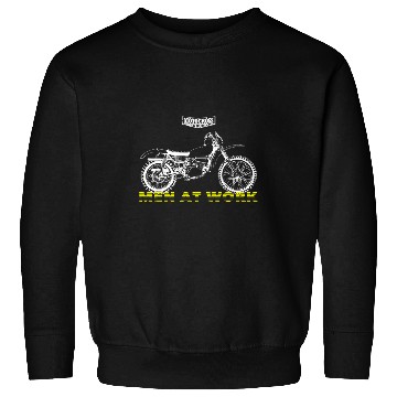 Discover Men At Work Motocross Enduro Motorcycle Tee Sweatshirts