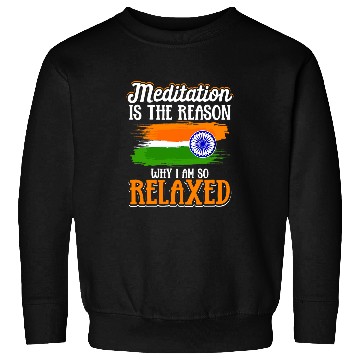 Discover Meditation Buddha Religious Buddhism Monk Budha Sweatshirts