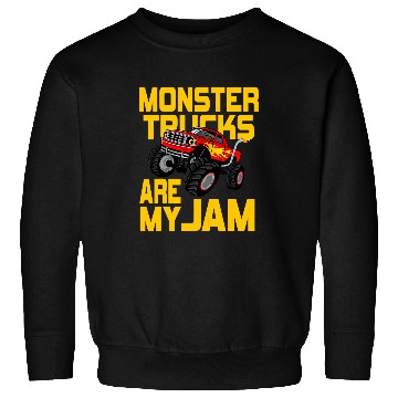 Discover Monster Trucks Are My Jam vintages Retro 210 Sweatshirts