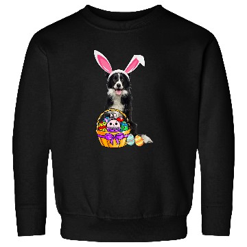 Discover Easter Egg Funny Border Collie Easter Sweatshirts