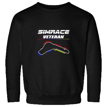 Discover Simrace Sim Racer with Simracing Track 3 Sweatshirts