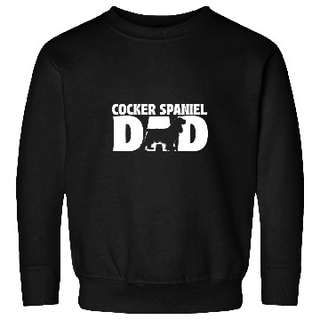Discover Cocker Spaniel Dad Dog Breeder Animal Lover Puppy Sweatshirts