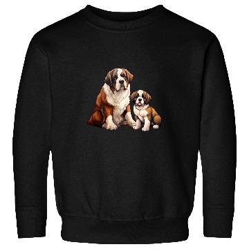Discover Cute Dogs Saint Bernard Sweatshirts