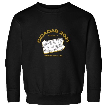 Discover Pennsylvania Cicada Invasion 2 Sweatshirts