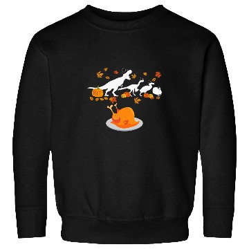 Discover roasted Turkey TRexs Evolution Poultry Fall turkey pilgrim Sweatshirts