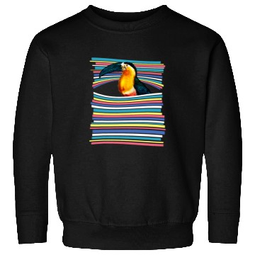 Discover Toucan Pastel Rainbow Striped   vintages Animal Aesthetic Sweatshirts