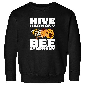 Discover Hive Harmony Bee Symphony Beekeeper Beekeeping Apiculturist Sweatshirts