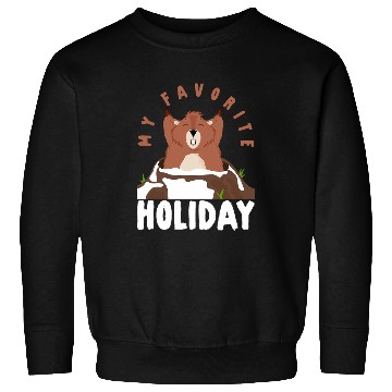 Discover My Favorite Holiday Ground Pig Squirrel Groundhog Sweatshirts