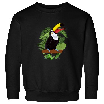 Discover Tropical Animal Lover Summer Bird Rainforest Toucan Sweatshirts