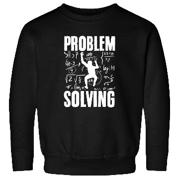 Discover Problem Solving Mathematics Bouldering Rock Climbing Sweatshirts