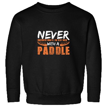Discover Rapids Navigation Canoeist Canoeing Paddles Camping Canoe Sweatshirts