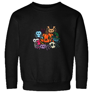 Discover Trick Or Treating Spider Happy Halloween Scary Arachnid Sweatshirts