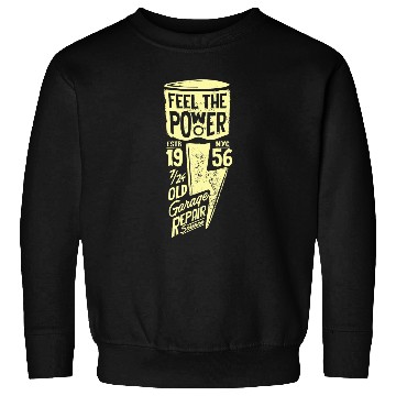 Discover Feel the Power 2Motorcycle Piston 2Cafe Racer Graphic Sweatshirts