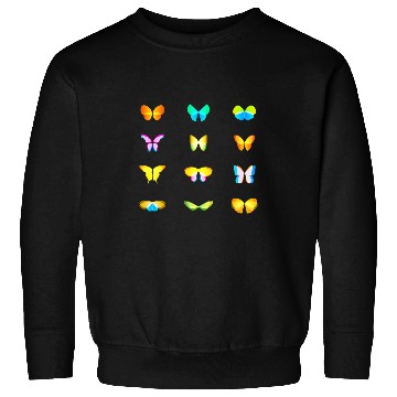 Discover Modern Abstract Butterfly Insect Animal Pattern Art Sweatshirts
