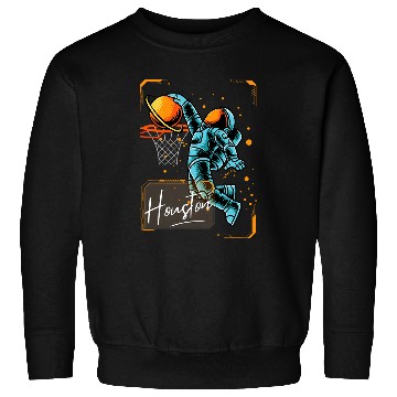 Discover Houston Space Dunk Astronaut Sweatshirts
