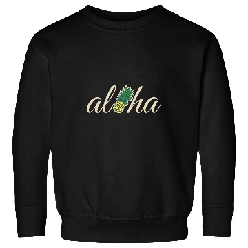 Discover Hawaiian aloha tropical pineapples summer vacation beaches Sweatshirts