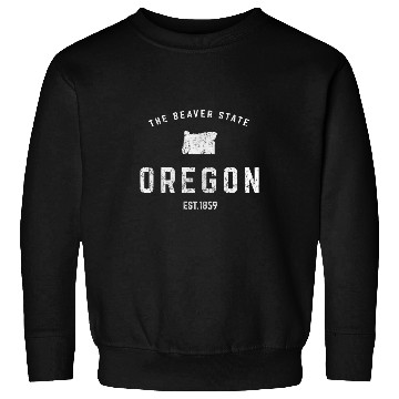 Discover Oregon 2The Beaver State 2Retrovintages look Sweatshirts