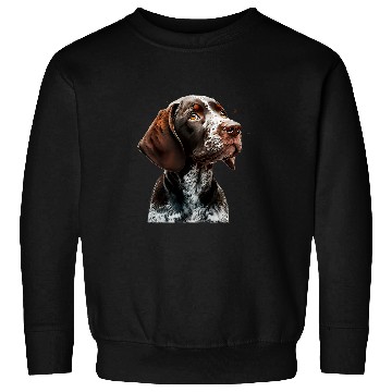 Discover Funny german shorthaired pointer Cute Puppy Sweatshirts