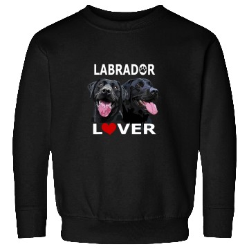 Discover Black Labrador Retriever Lover Happy Black Lab Dog Mom Dad Sweatshirts