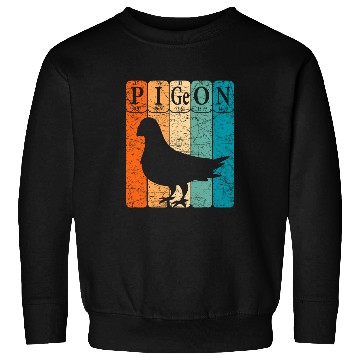 Discover Pigeon Periodic Table Elements Birdwatching Ornithology Sweatshirts