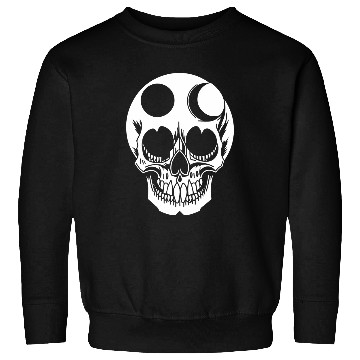 Discover Horror Skull Skull Art Skull Gothic Heavy Metal 2 Sweatshirts