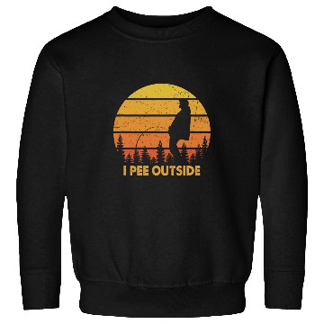 Discover Retro I Love Peeing Outside Funny Camping Camper Drunk Sweatshirts