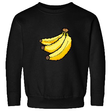 Discover Pixel Art Banana Sweatshirts