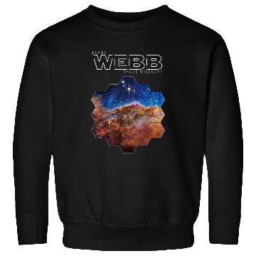 Discover NASA James Webb Space Telescope JWST Science Fan Art Sweatshirts