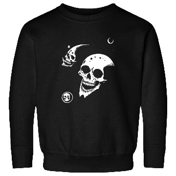 Discover Horror Skull Skull Art Skull Gothic Heavy Metal 14 Sweatshirts