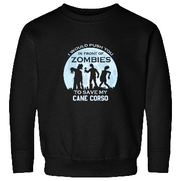 Discover Funny Zombie Halloween Pet Cane Corso Sweatshirts