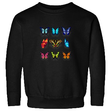 Discover Nine Beautiful Butterflies Sweatshirts