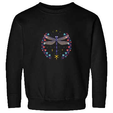 Discover Witchy Celestial Dragonfly Sweatshirts